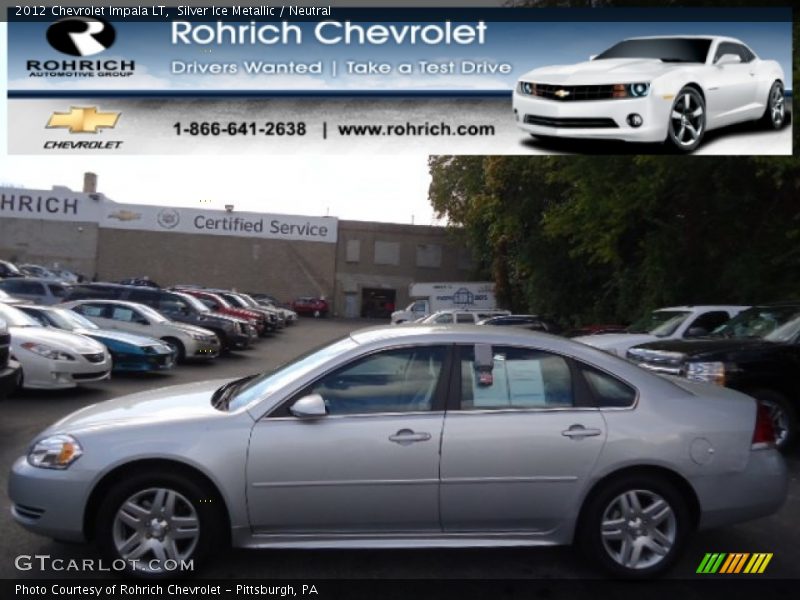 Silver Ice Metallic / Neutral 2012 Chevrolet Impala LT