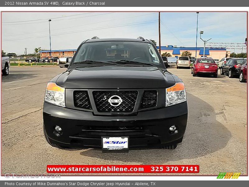 Galaxy Black / Charcoal 2012 Nissan Armada SV 4WD