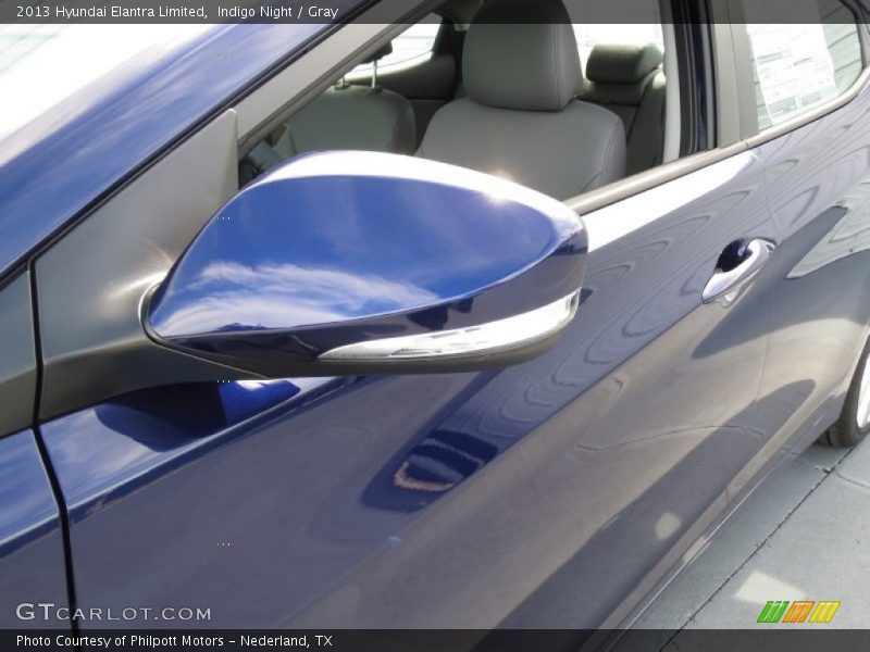 Indigo Night / Gray 2013 Hyundai Elantra Limited