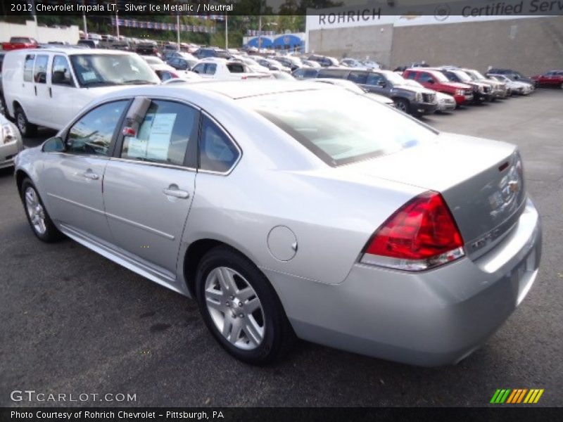 Silver Ice Metallic / Neutral 2012 Chevrolet Impala LT