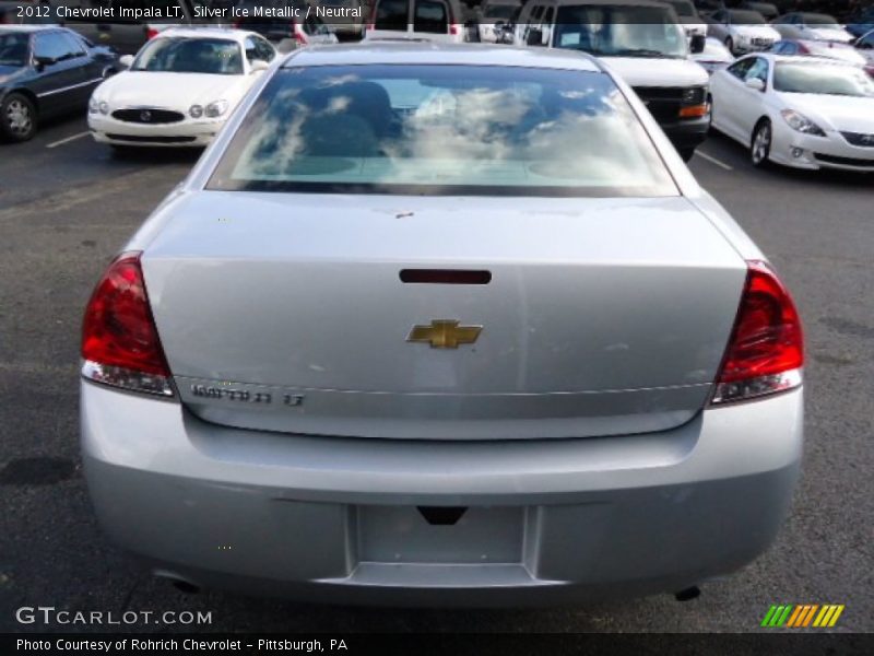 Silver Ice Metallic / Neutral 2012 Chevrolet Impala LT