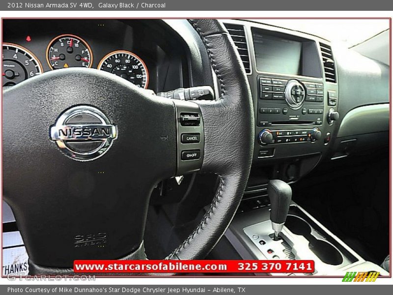 Galaxy Black / Charcoal 2012 Nissan Armada SV 4WD