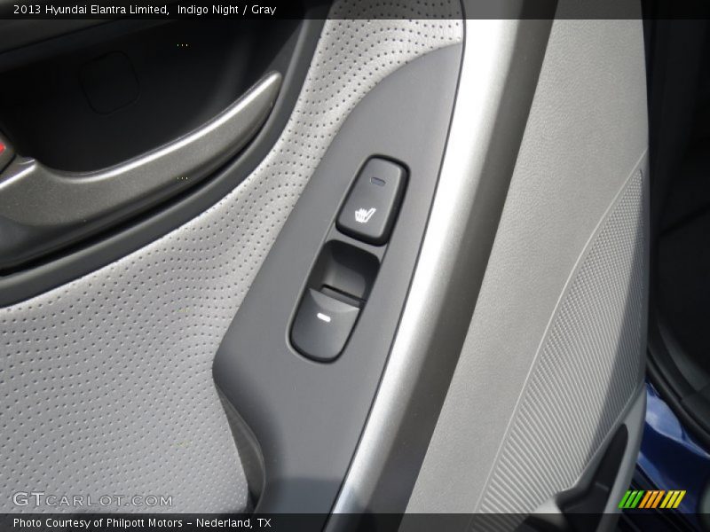 Indigo Night / Gray 2013 Hyundai Elantra Limited