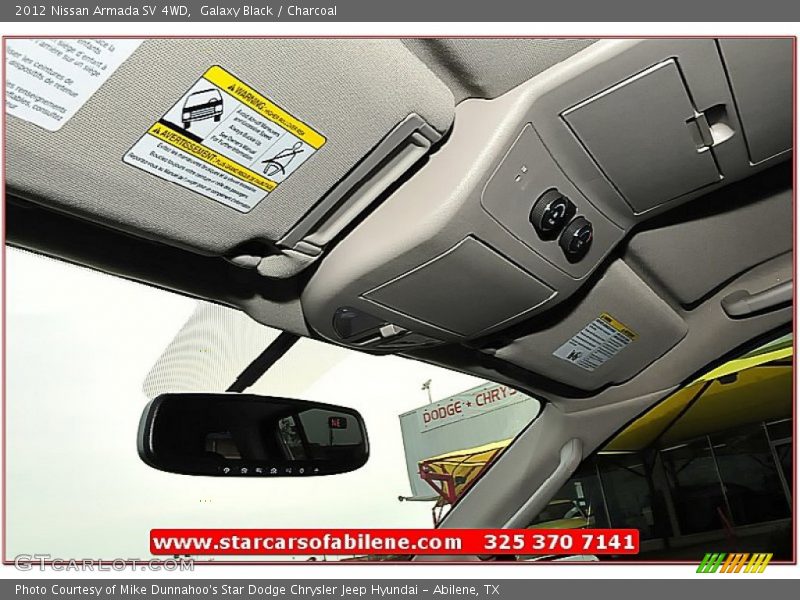 Galaxy Black / Charcoal 2012 Nissan Armada SV 4WD