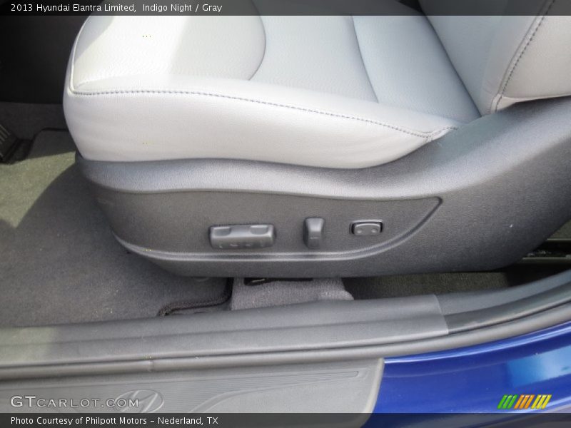 Indigo Night / Gray 2013 Hyundai Elantra Limited