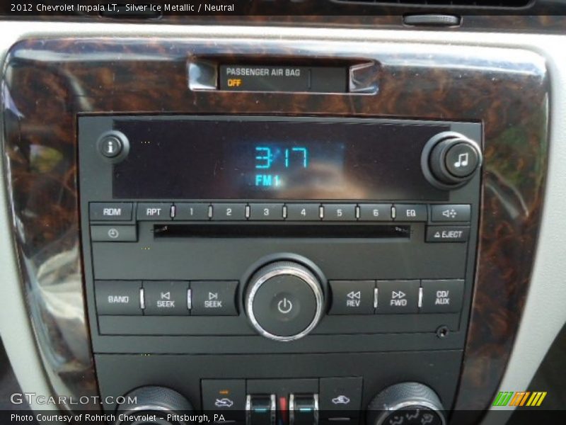 Silver Ice Metallic / Neutral 2012 Chevrolet Impala LT
