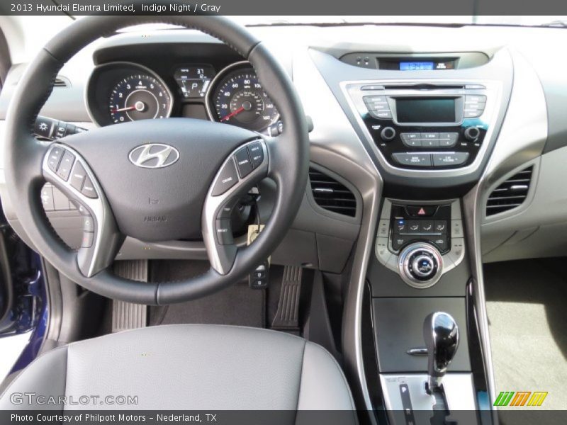 Dashboard of 2013 Elantra Limited