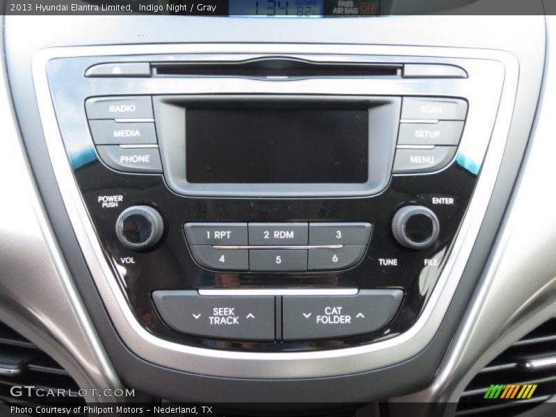 Controls of 2013 Elantra Limited