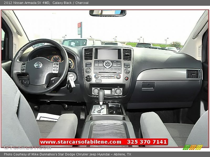 Galaxy Black / Charcoal 2012 Nissan Armada SV 4WD