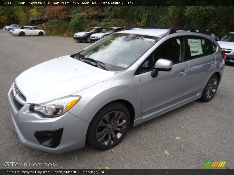 Ice Silver Metallic / Black 2013 Subaru Impreza 2.0i Sport Premium 5 Door