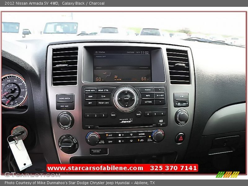 Galaxy Black / Charcoal 2012 Nissan Armada SV 4WD