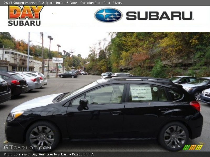 Obsidian Black Pearl / Ivory 2013 Subaru Impreza 2.0i Sport Limited 5 Door