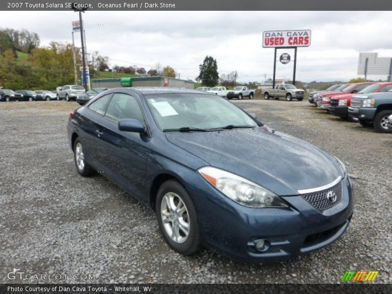 Oceanus Pearl / Dark Stone 2007 Toyota Solara SE Coupe