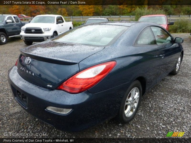 Oceanus Pearl / Dark Stone 2007 Toyota Solara SE Coupe