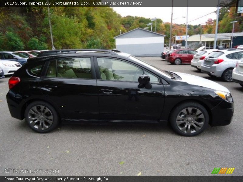 Obsidian Black Pearl / Ivory 2013 Subaru Impreza 2.0i Sport Limited 5 Door
