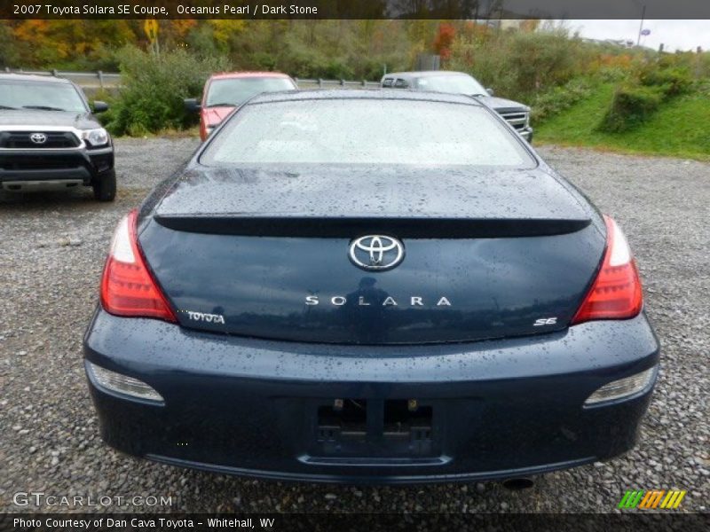 Oceanus Pearl / Dark Stone 2007 Toyota Solara SE Coupe