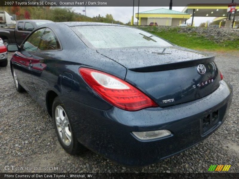 Oceanus Pearl / Dark Stone 2007 Toyota Solara SE Coupe