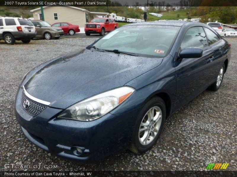 Oceanus Pearl / Dark Stone 2007 Toyota Solara SE Coupe