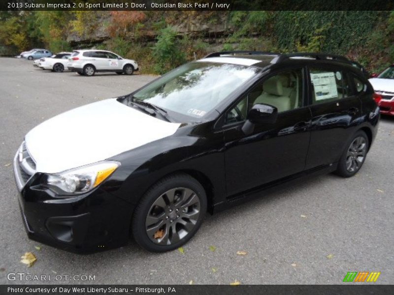 Obsidian Black Pearl / Ivory 2013 Subaru Impreza 2.0i Sport Limited 5 Door