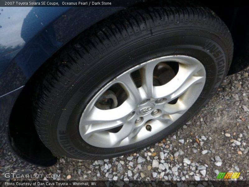 Oceanus Pearl / Dark Stone 2007 Toyota Solara SE Coupe