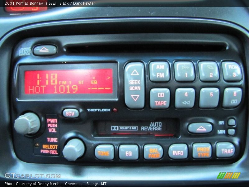 Audio System of 2001 Bonneville SSEi
