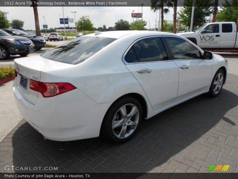 Bellanova White Pearl / Parchment 2012 Acura TSX Technology Sedan