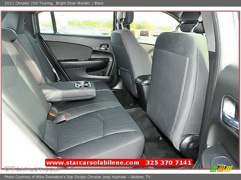 Bright Silver Metallic / Black 2011 Chrysler 200 Touring