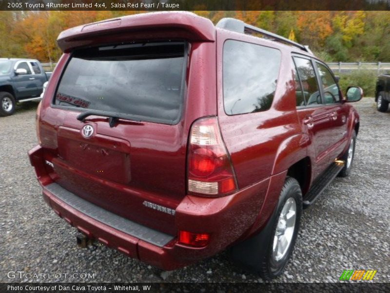 Salsa Red Pearl / Taupe 2005 Toyota 4Runner Limited 4x4