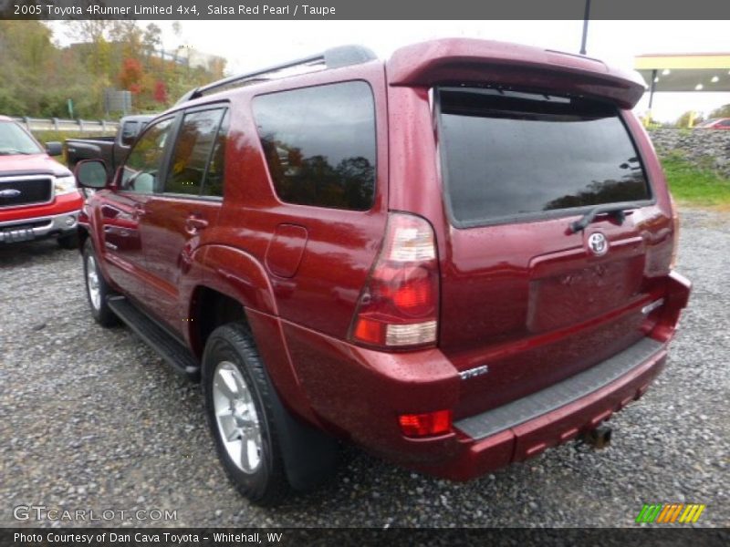 Salsa Red Pearl / Taupe 2005 Toyota 4Runner Limited 4x4