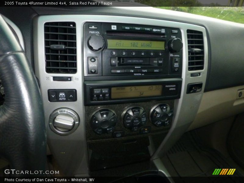 Salsa Red Pearl / Taupe 2005 Toyota 4Runner Limited 4x4