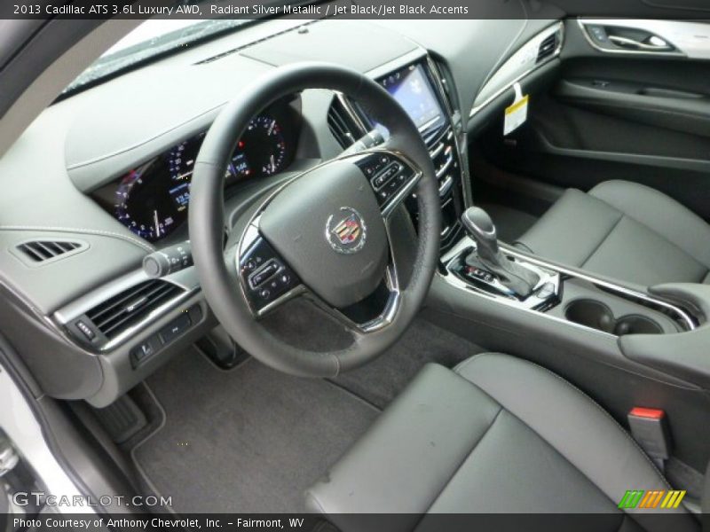 Jet Black/Jet Black Accents Interior - 2013 ATS 3.6L Luxury AWD 