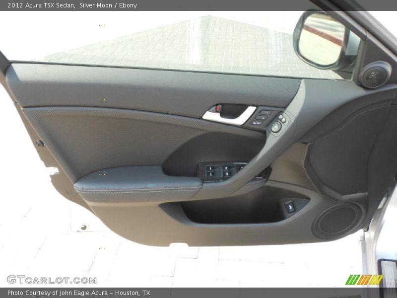 Silver Moon / Ebony 2012 Acura TSX Sedan