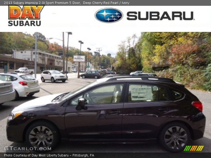 Deep Cherry Red Pearl / Ivory 2013 Subaru Impreza 2.0i Sport Premium 5 Door