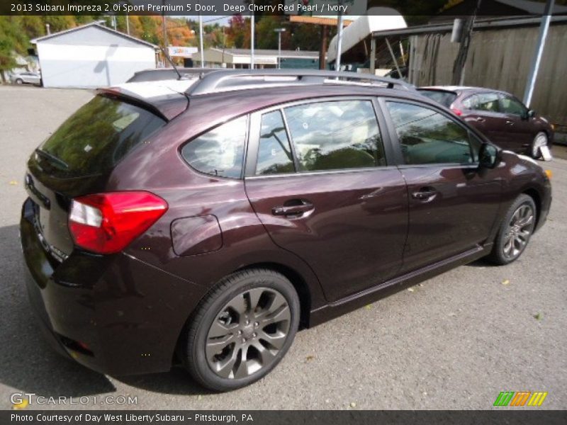 Deep Cherry Red Pearl / Ivory 2013 Subaru Impreza 2.0i Sport Premium 5 Door