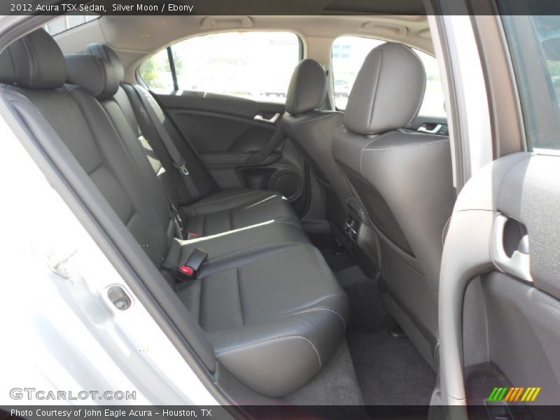 Silver Moon / Ebony 2012 Acura TSX Sedan