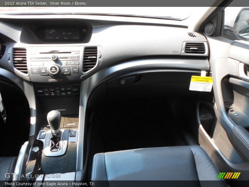 Silver Moon / Ebony 2012 Acura TSX Sedan