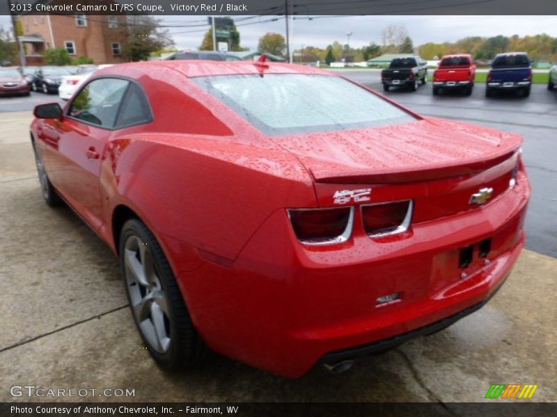 Victory Red / Black 2013 Chevrolet Camaro LT/RS Coupe