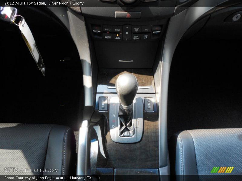 Silver Moon / Ebony 2012 Acura TSX Sedan