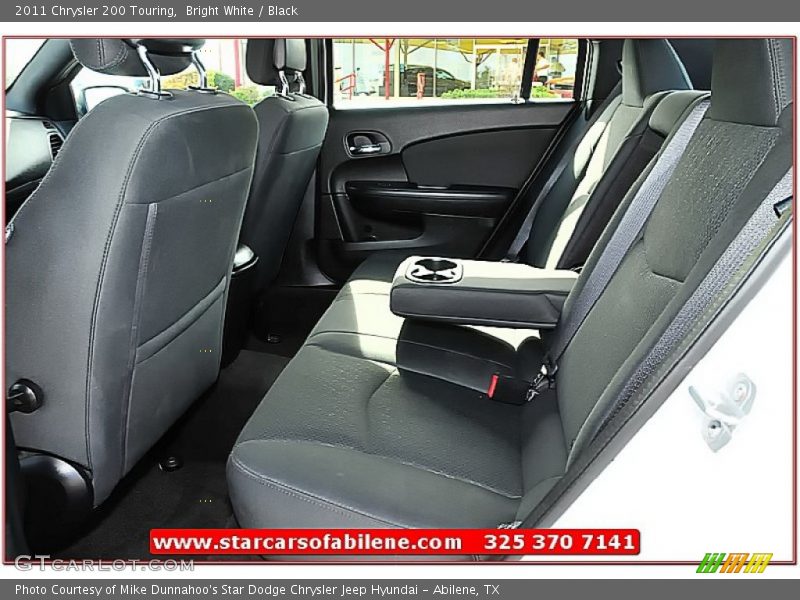 Bright White / Black 2011 Chrysler 200 Touring