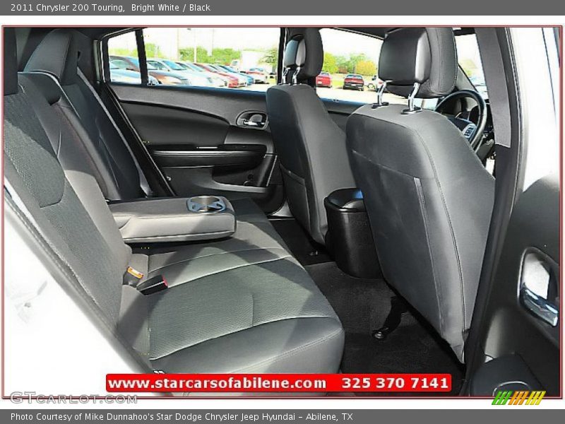 Bright White / Black 2011 Chrysler 200 Touring