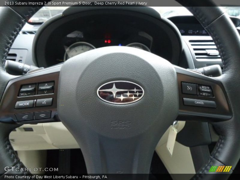 Deep Cherry Red Pearl / Ivory 2013 Subaru Impreza 2.0i Sport Premium 5 Door