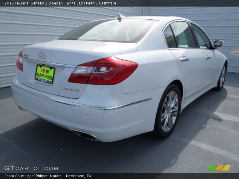 White Satin Pearl / Cashmere 2012 Hyundai Genesis 3.8 Sedan