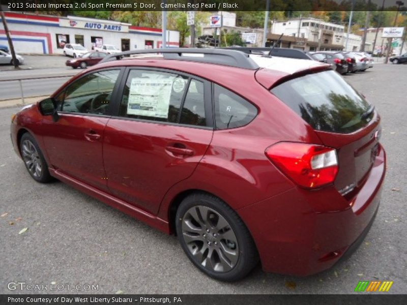 Camellia Red Pearl / Black 2013 Subaru Impreza 2.0i Sport Premium 5 Door