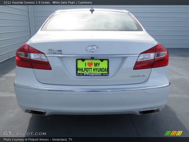 White Satin Pearl / Cashmere 2012 Hyundai Genesis 3.8 Sedan