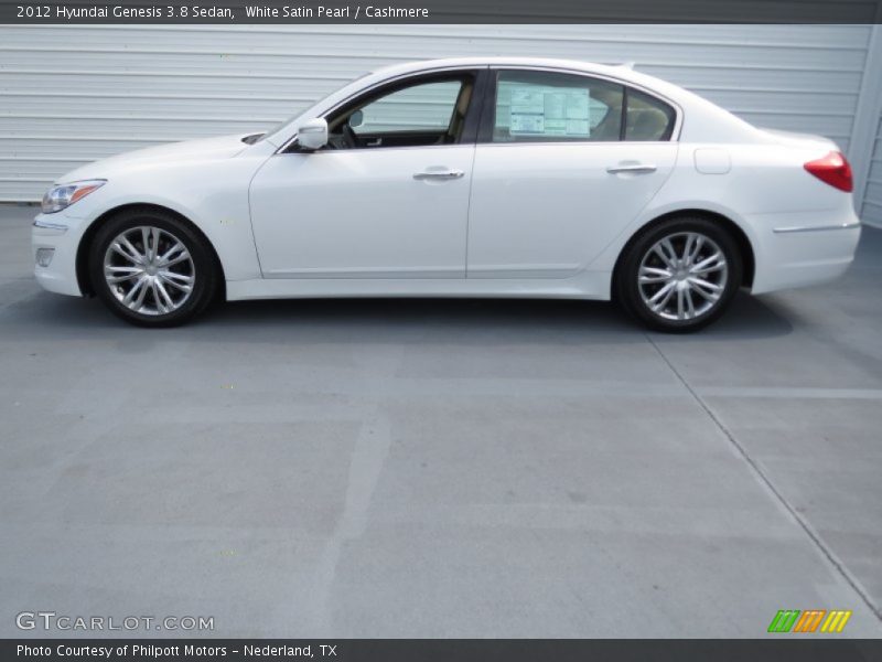 White Satin Pearl / Cashmere 2012 Hyundai Genesis 3.8 Sedan