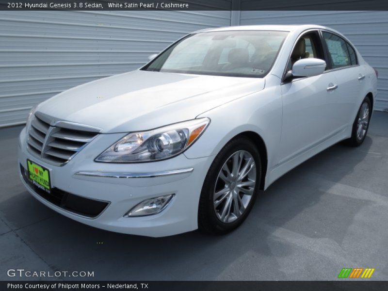 White Satin Pearl / Cashmere 2012 Hyundai Genesis 3.8 Sedan