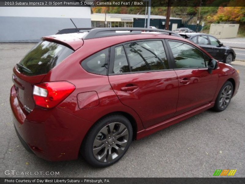 Camellia Red Pearl / Black 2013 Subaru Impreza 2.0i Sport Premium 5 Door