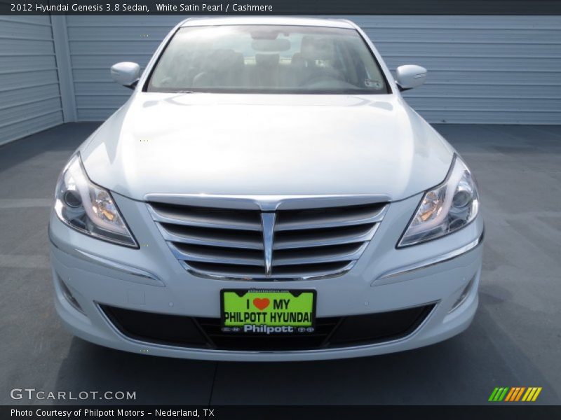 White Satin Pearl / Cashmere 2012 Hyundai Genesis 3.8 Sedan