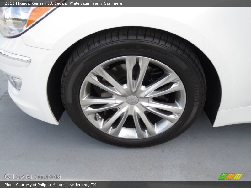 White Satin Pearl / Cashmere 2012 Hyundai Genesis 3.8 Sedan