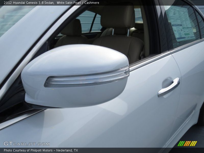 White Satin Pearl / Cashmere 2012 Hyundai Genesis 3.8 Sedan